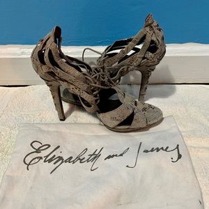 Elizabeth and James stilettos.
